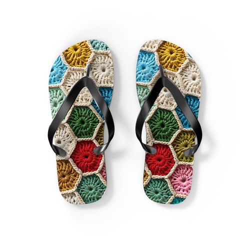Crochet granny hexagon pattern - hexagon,