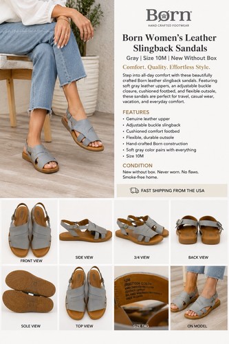 Born blue gray leather - born,