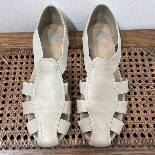 Yuu beige closed toe - beige,