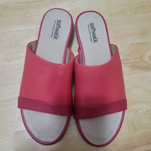 Softwalk del mar red leather - del,