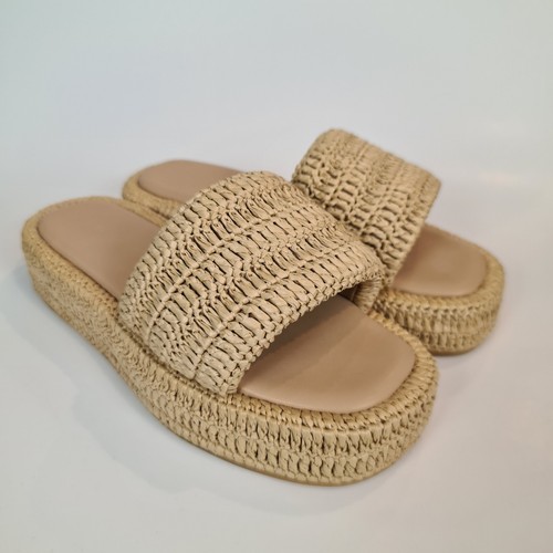 Covet tan woven - woven, raffia