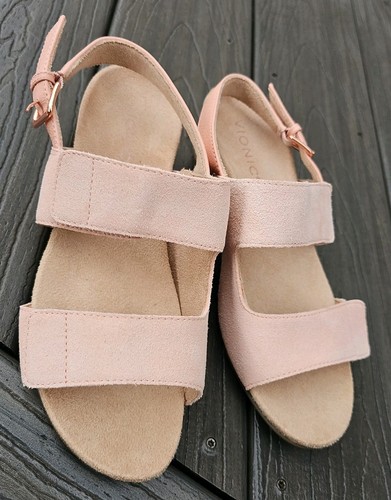 Vionic marian blush pink wedge - vionic,