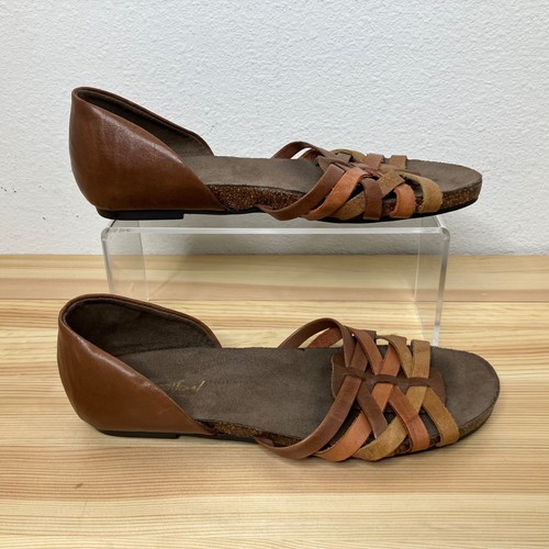Natural soul leather strappy - natural,