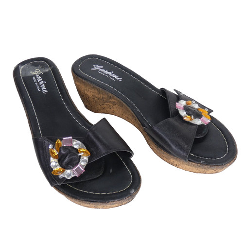 Granny sandals black cork - sandals,