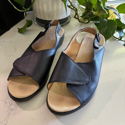 Hotter sandals navy olivia - sandals, 7.5