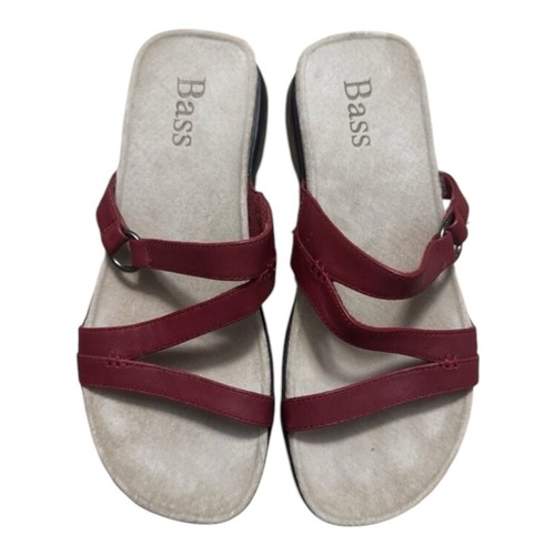 Bass leather strappy sandals - leather,
