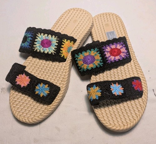Crocheted granny block - crocheted,